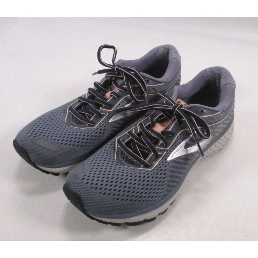 BROOKS Ghost 12 Gray Running Athletic Shoes Sneakers Women's 9.5‎ B 1203051B086